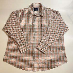 Wrangler  Pearl Snap Western Button Down Shirt Size XXL 100%cotton